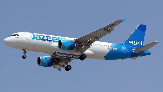 9K-CAM:Airbus A320-200:Jazeera Airways